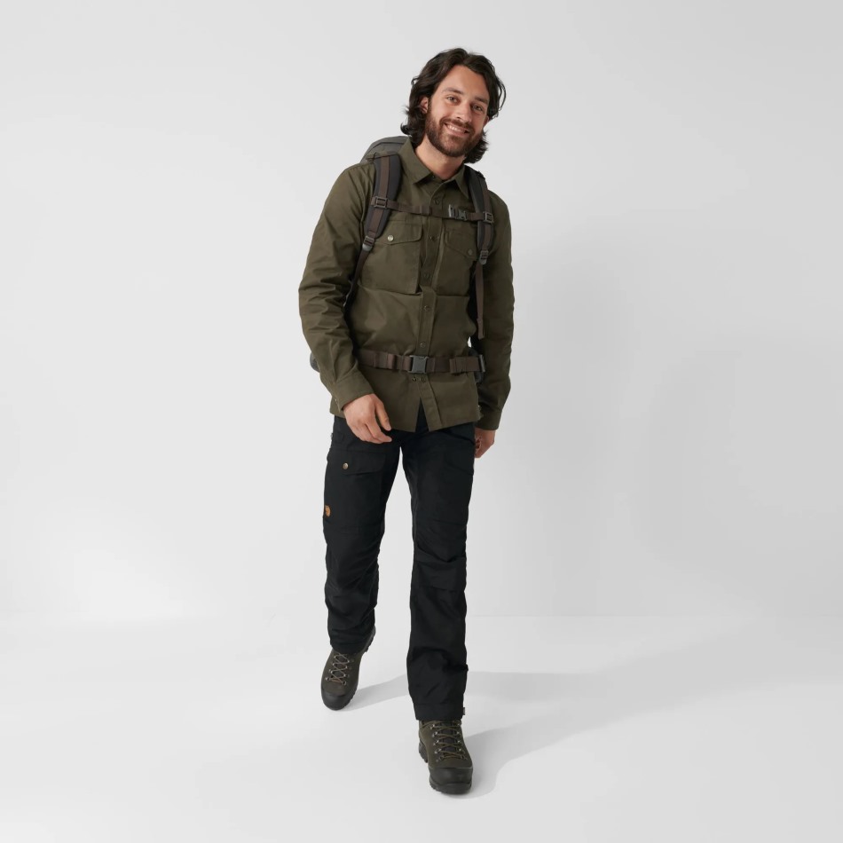 Fjällräven Vidda Pro Ventilirane Hlače M Reg Crne