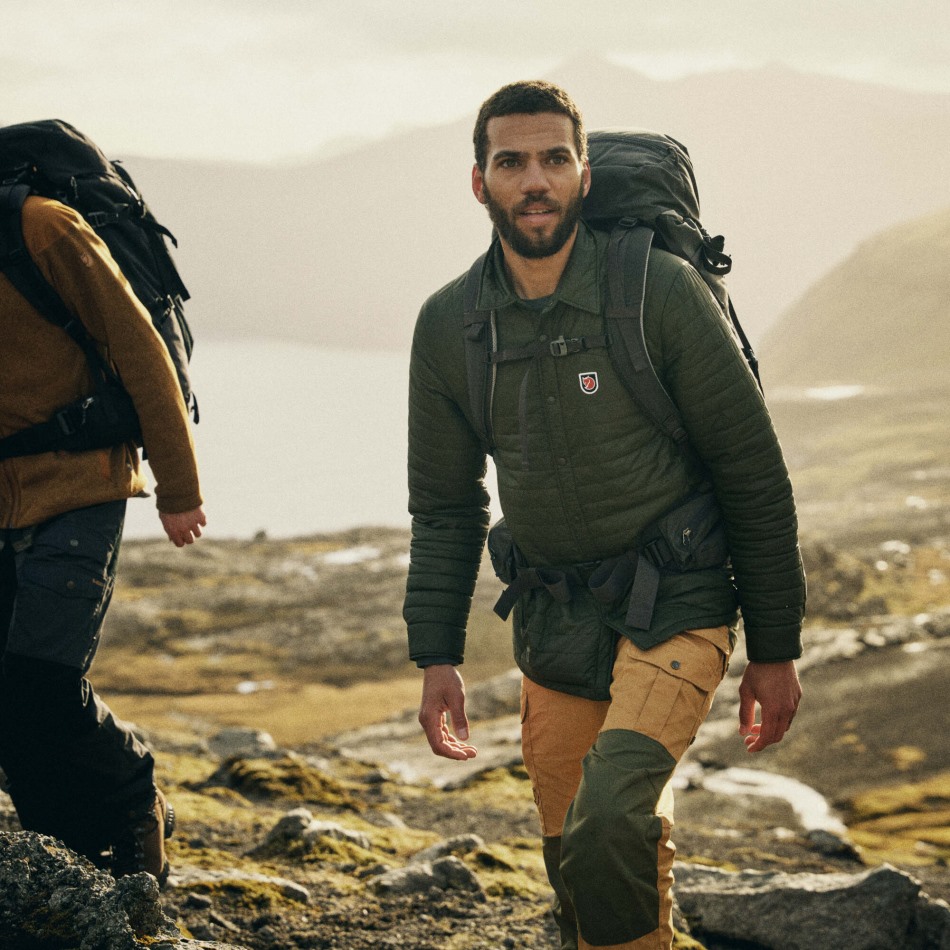 Tamnosive Fjällräven Vidda Pro Hlače M Reg