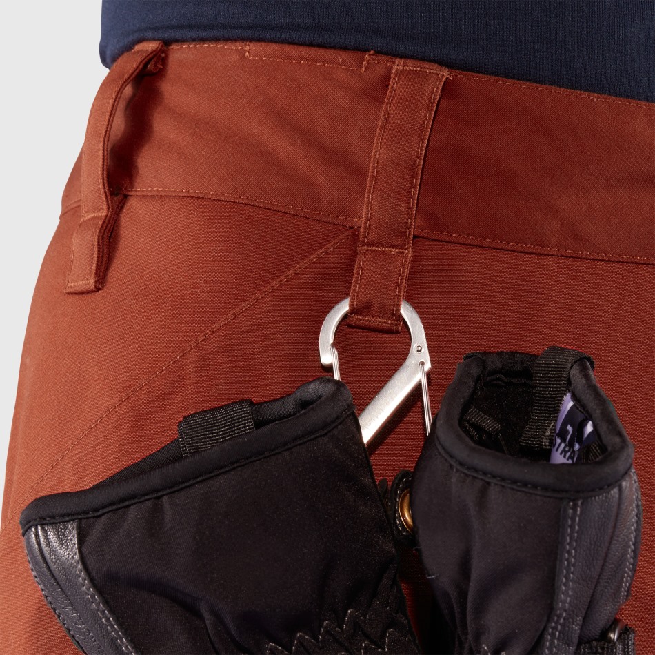 Vidda Pro Ventilirane Hlače W Kratke Crne Fjällräven