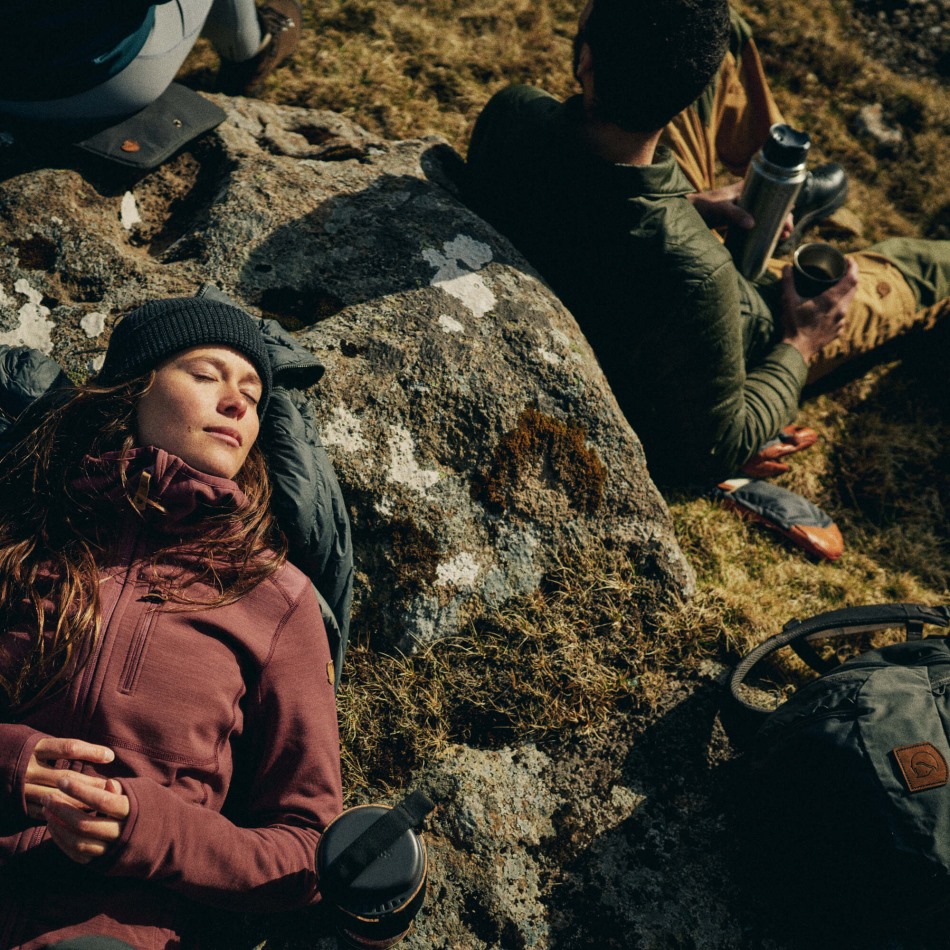 Fjällräven Heljdina Smeđa-lovor Zelena Vidda Pro Hlače M Reg